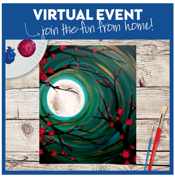 LIVE INTERACTIVE VIRTUAL CLASS - PAINTING KIT INCLUDED
